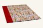 Preview: Besonders elegante Mappe mit buntem Florentinerpapier in rot und gold