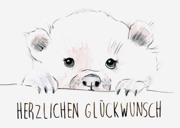 Greetingcard, watercolour illustration