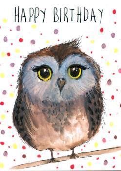Greetingcard, watercolour illustration