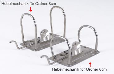 Ordnermechanik 6 cm und 8 cm