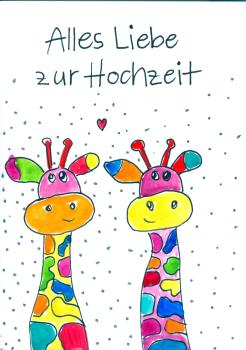 Greetingcard, watercolour illustration