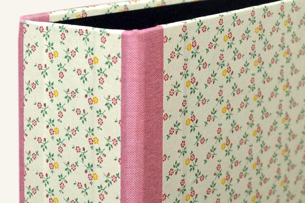 Folder cute floral pattern pink