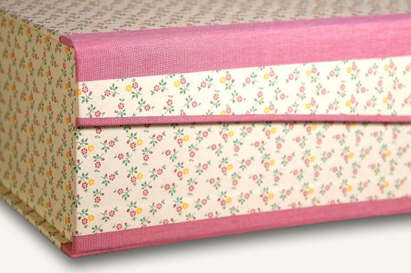 Ordnungsbox "Zenzi", Blümchen rosa