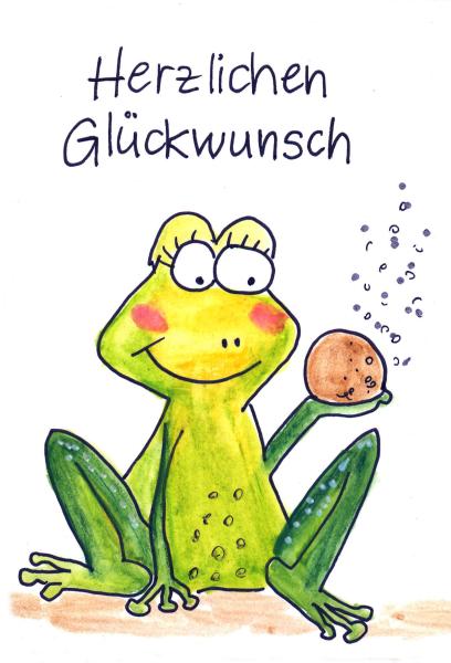 Greetingcard, watercolour illustration